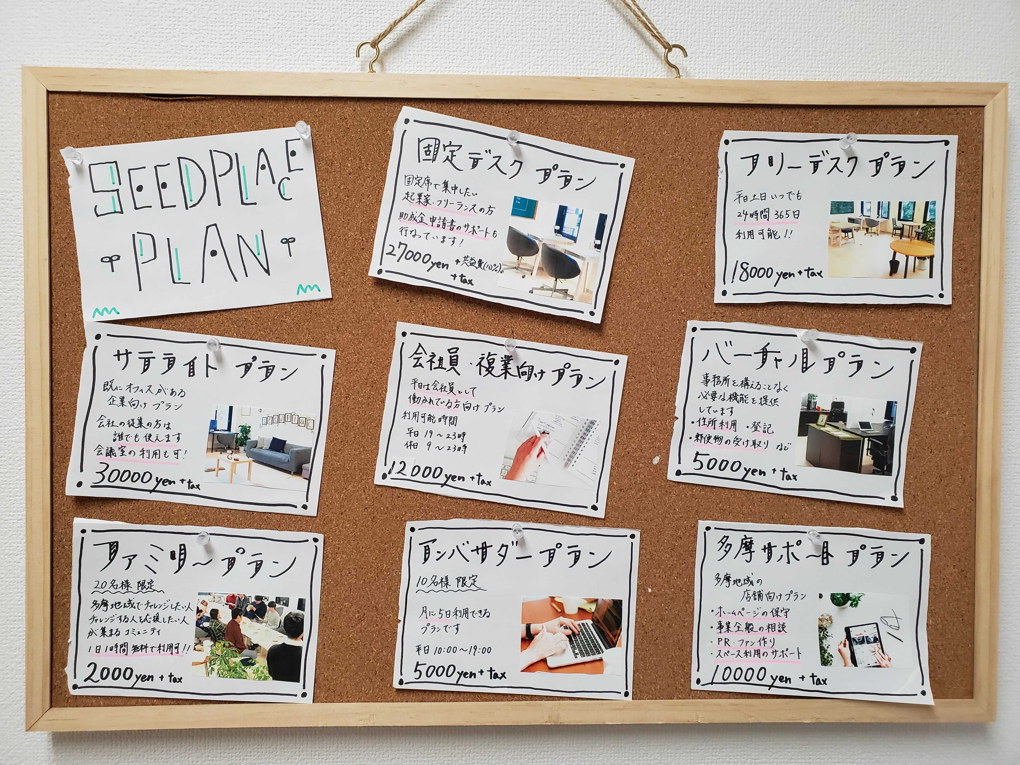 プラン_オフィスには様々なプランがございます。詳しくはご内覧の際にご提案を受けましょう