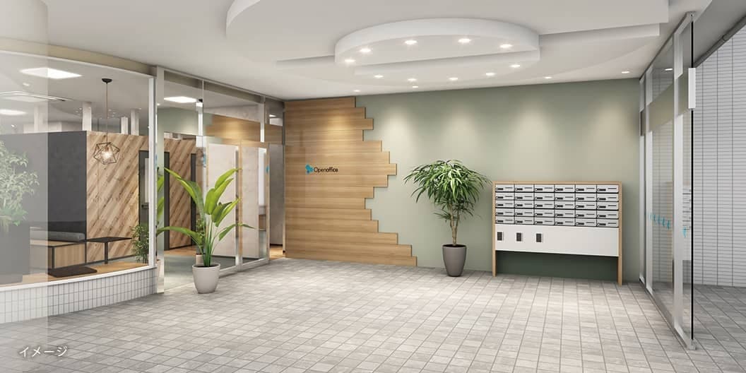 外観_エントランス。※画像はイメージです。©Regus