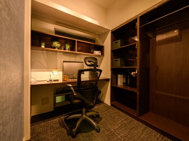 個室_カードキーでセキュリティが確保されているため、安全に利用できます。