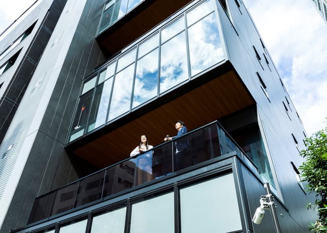 外観_テナント専有でご利用いただけるテラスです。仕事の合間の休憩におすすめです。