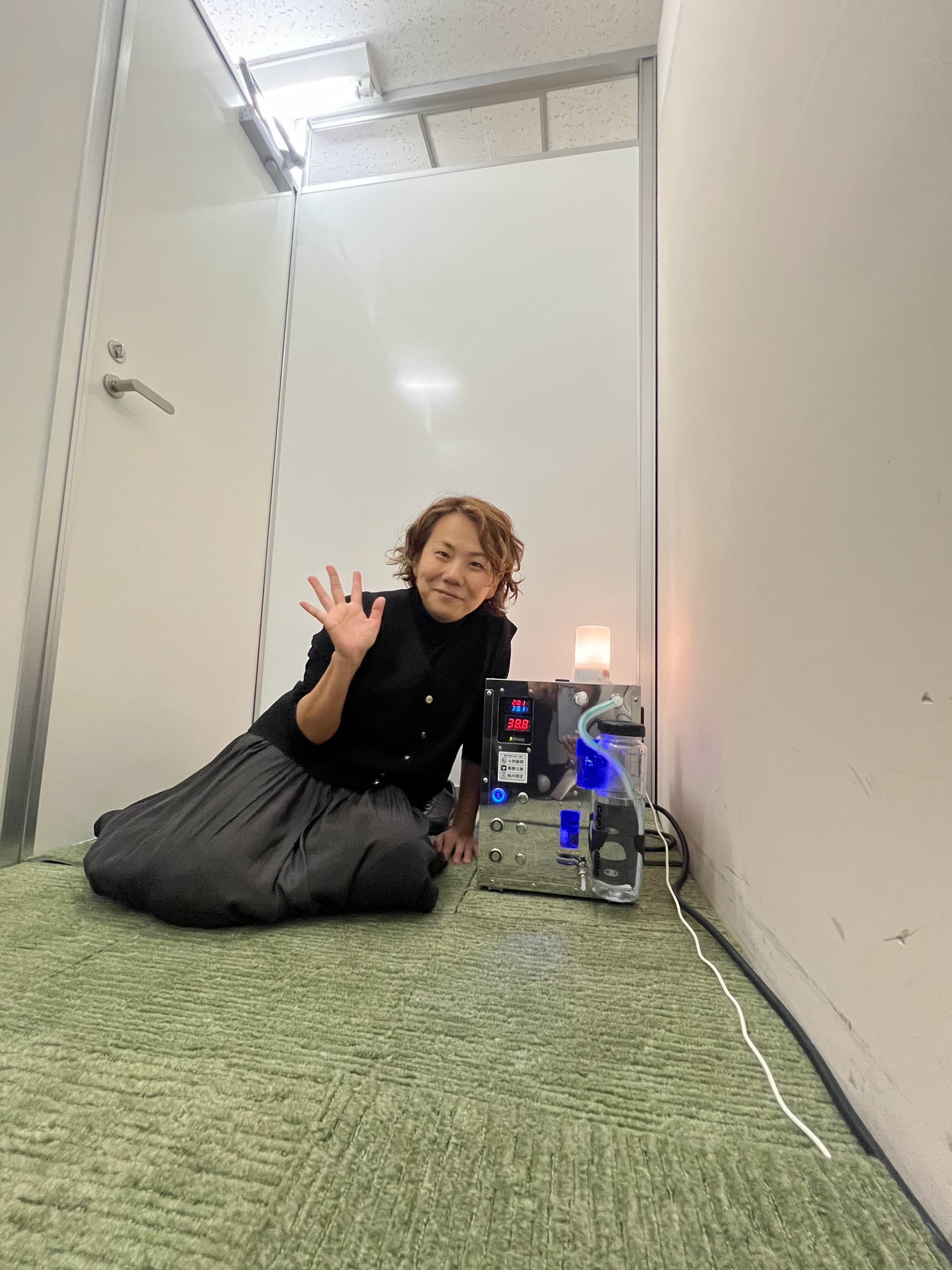 一畳分ちょっとのミニマムな個室が人気です