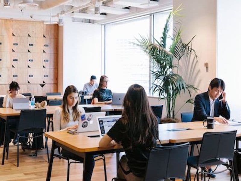 専用デスク_フリーランスの方などにも対応したプランとなっています。※イメージ画像 ©WeWork