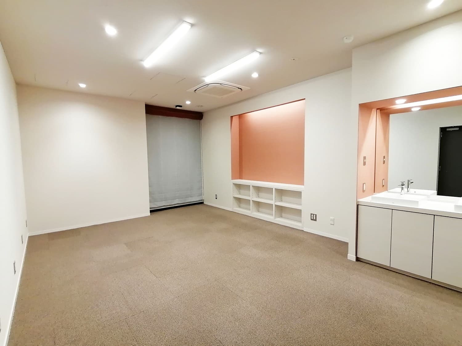 個室_流し台と鏡が特徴的なお部屋です。