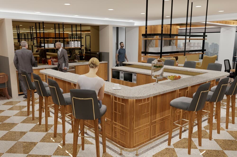 Twin21キッチンエリア