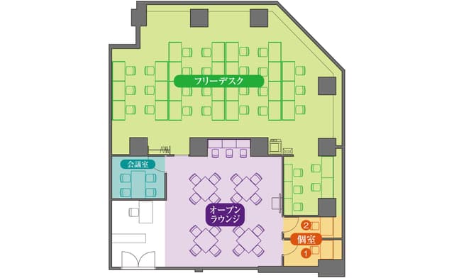 フロアマップ。