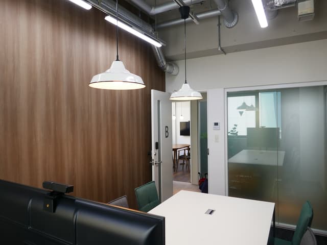 専有部_個室。追加費用なしで、法人登記が可能となっています。