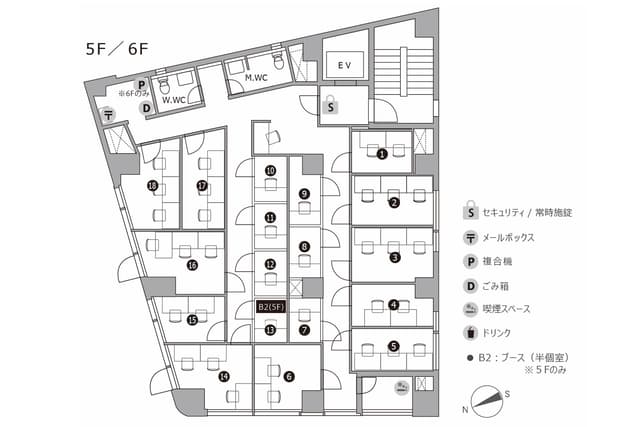 その他_5,6Fフロアマップ。