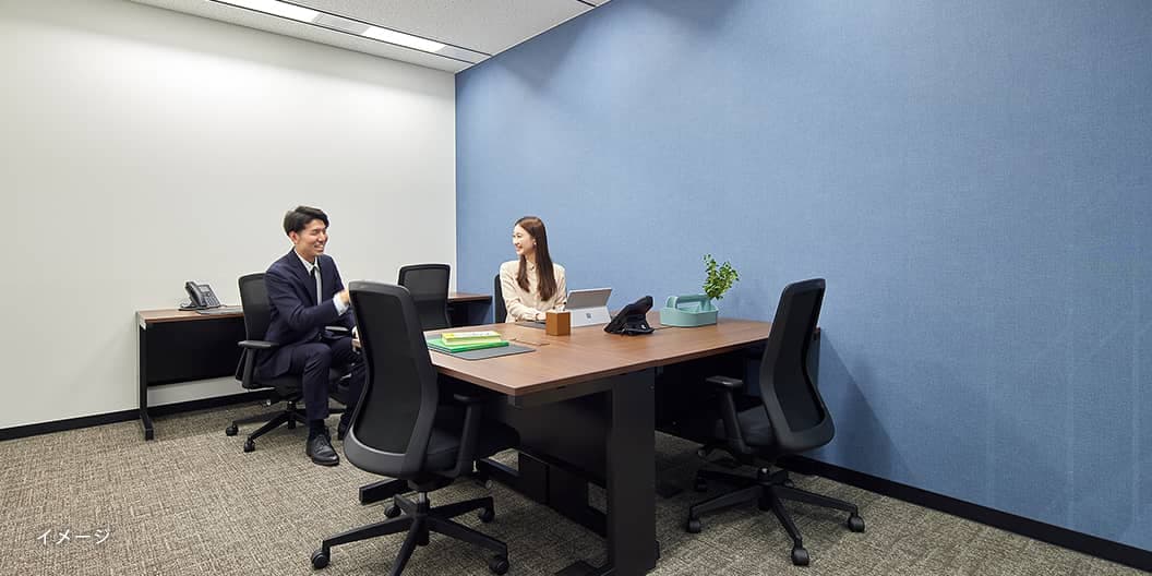 専有部_個室。家具付きです。※画像はイメージです。©Regus