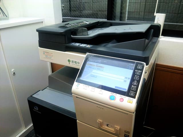 コピー機_複合機などが共用の物があるので入居の際に購入する必要がありません