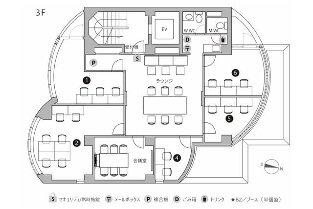 その他_3Fフロアマップ。