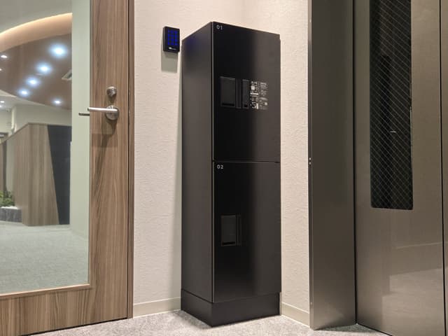 設備_宅配ボックス。不在時の配達にも便利な宅配ボックスを活用できます。