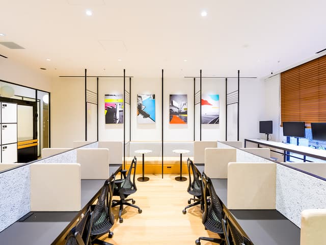 Free Desk_デザインや設計が工夫され、集中して仕事に取り組める空間となっています。
