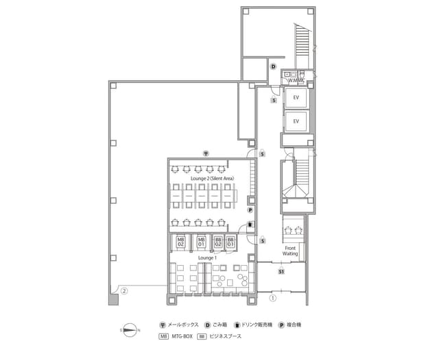 1F フロアMAP
