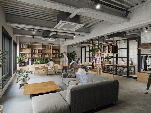 個室_オフィスは入居企業様の社風に合わせ、自由にカスタマイズが可能です。