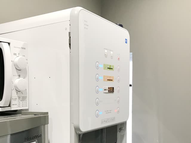 共用設備_ドリンクサーバー。ご契約者様は無料でご利用いただけます。