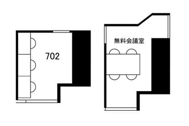ワーカーズ倶楽部 八丁堀 窓有り完全個室(最大3名)702