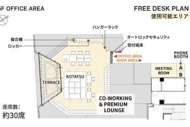 フリーデスク(登記無)