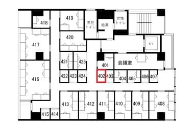 ワーカーズ倶楽部 茅場町 窓無し完全個室(最大1名)402