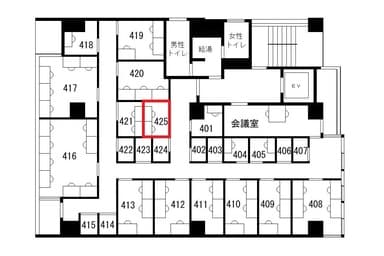 ワーカーズ倶楽部 茅場町 窓無し完全個室(最大2名)425