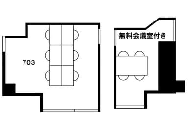 窓有り完全個室(最大8名)703