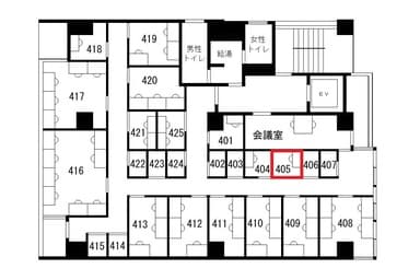 ワーカーズ倶楽部 茅場町 窓無し完全個室(最大1名)405
